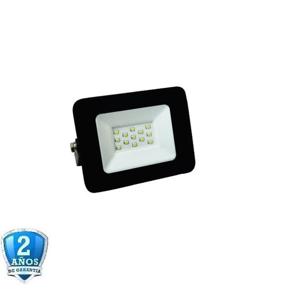 Foco proyector Led 10W SMD 1000lm IP65 Negro