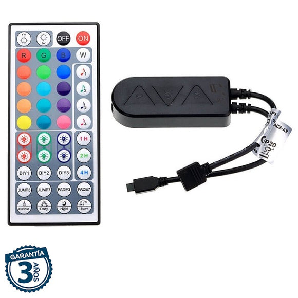 Controlador IR RGB TUYA SMART WIFI-BLE MUSIC 12-24V