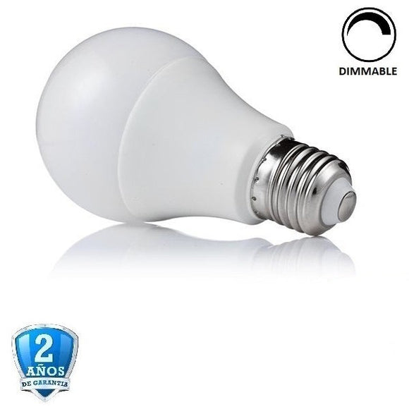 10W A60 800lm Apertura 270º- Regulable (Dimmable)