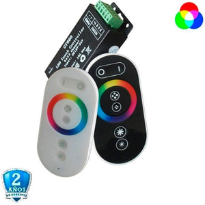 Controlador Led RGB Mini con Mando 12-24V 216-288W