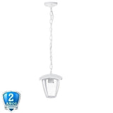 Lámpara Colgante para techo Cuerpo Blanco 1xE27 IP44