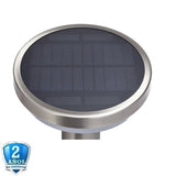 Lampara LED Solar de pie-4,4W-600lm-110º-3,7V sensor-IP44