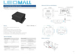 6ch DMX 512 master 5-12vdc or 3AAA <10ma